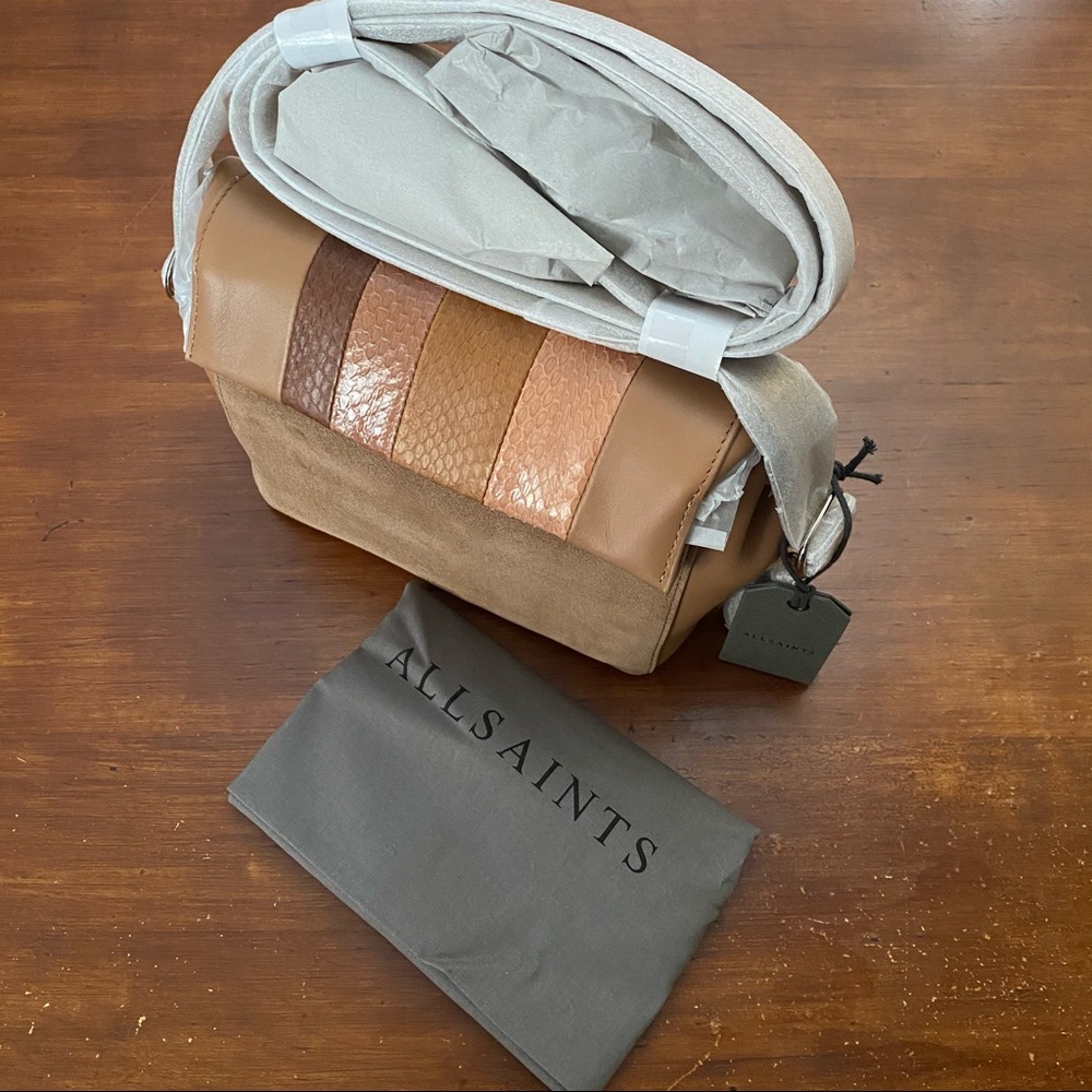 All Saints Leather Crossbody Bag - Picture 11 of 13